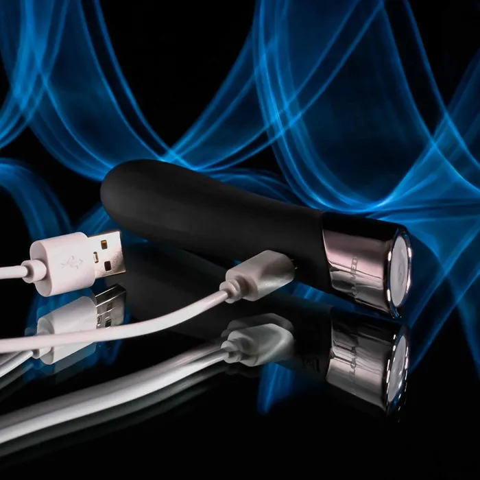 Evolved Vibrators Evolved BACK IN Black 119 cm USB Rechargeable Bullet Evolved Vibrators Evolved BACK IN Black 119 cm USB Rechargeable Bullet