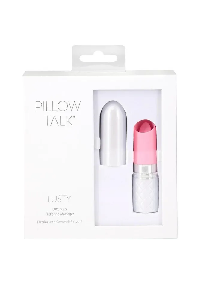 Female Sex Toys Pillow Talk Lusty Luxurious Rechargeable Silicone Flickering Massager Pillowtalk