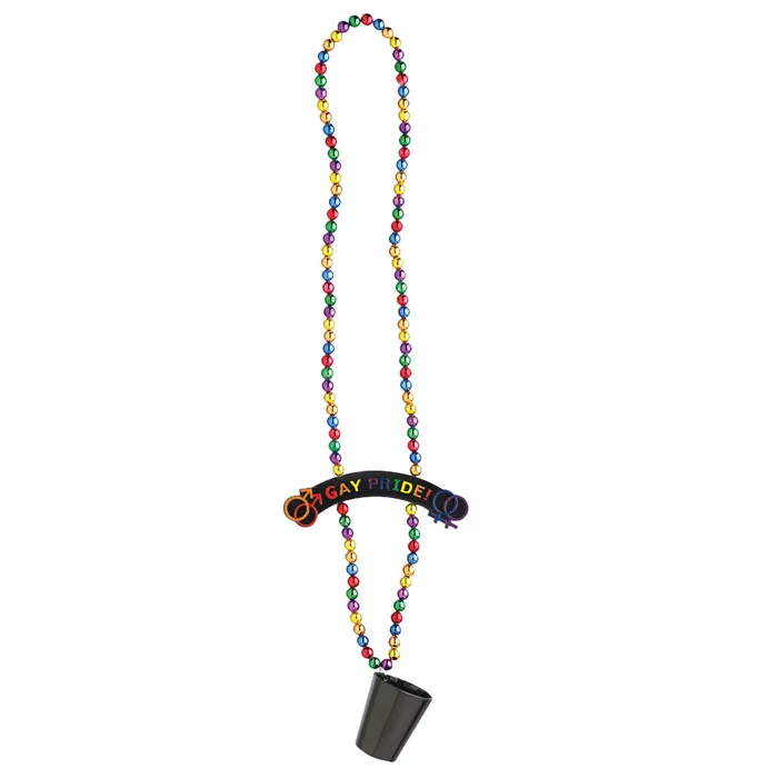 Female Sex Toys Rainbow Beads with Shotglass Forum Novelties Inc