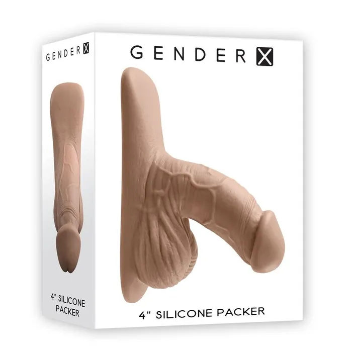 Gender X Anal Gender X 4 SILICONE PACKER MEDIUM Tan 10 cm Packer
