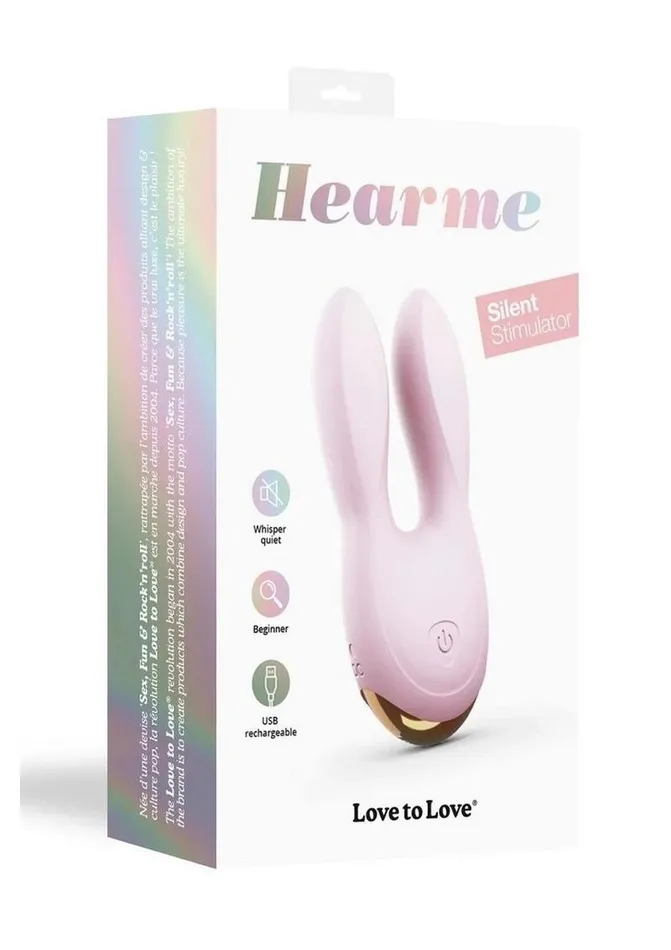 Hear Me Baby Rechargeable Silicone Clitoral Stimulator Love to Love Female Sex Toys