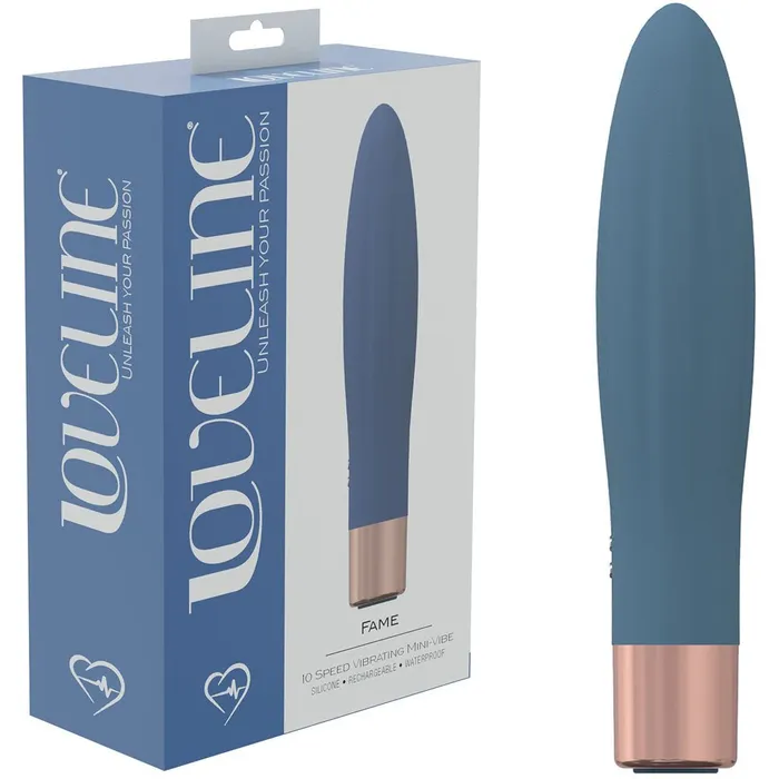 LOVELINE Fame Blue 144 cm USB Rechargeable Vibrator Shots Toys Vibrators