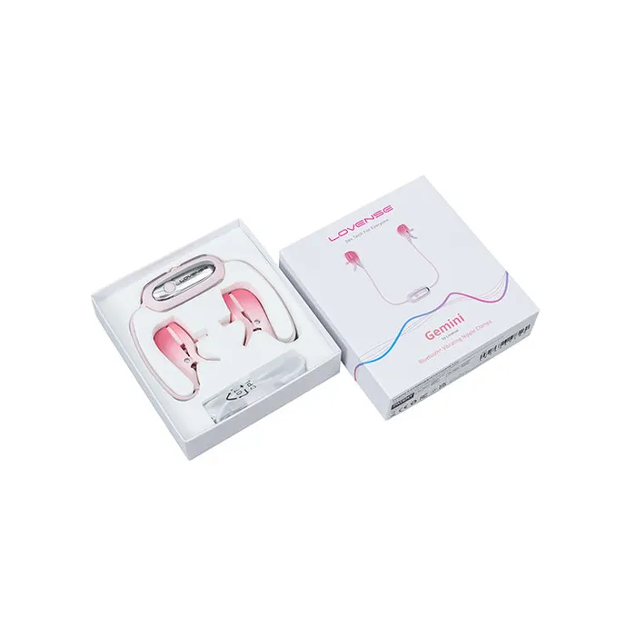 Lovense Couples Lovense Gemini Bluetooth Controlled Vibrating Nipple Clamps