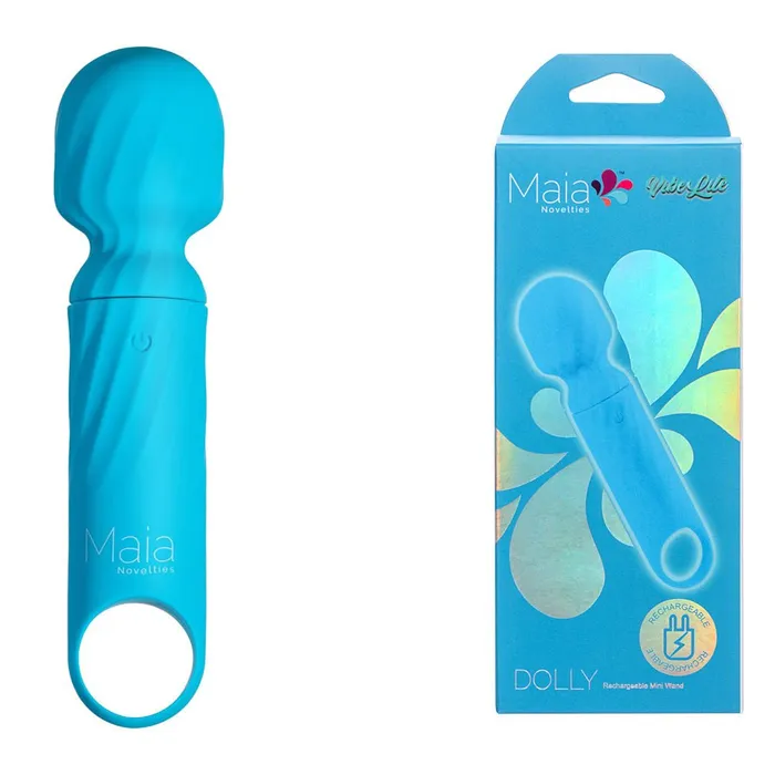 Maia DOLLY Blue 127 cm USB Rechargeable Massage Wand Maia Toys Vibrators