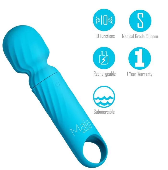 Maia DOLLY Blue 127 cm USB Rechargeable Massage Wand Maia Toys Vibrators Maia DOLLY Blue 127 cm USB Rechargeable Massage Wand Maia Toys Vibrators