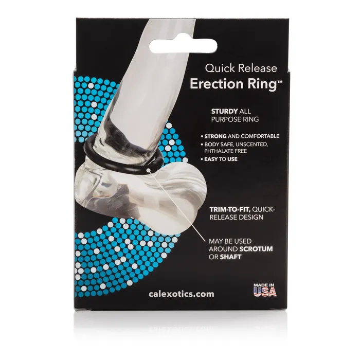 Male Sex Toys California Exotic Quick Release Erection Ring