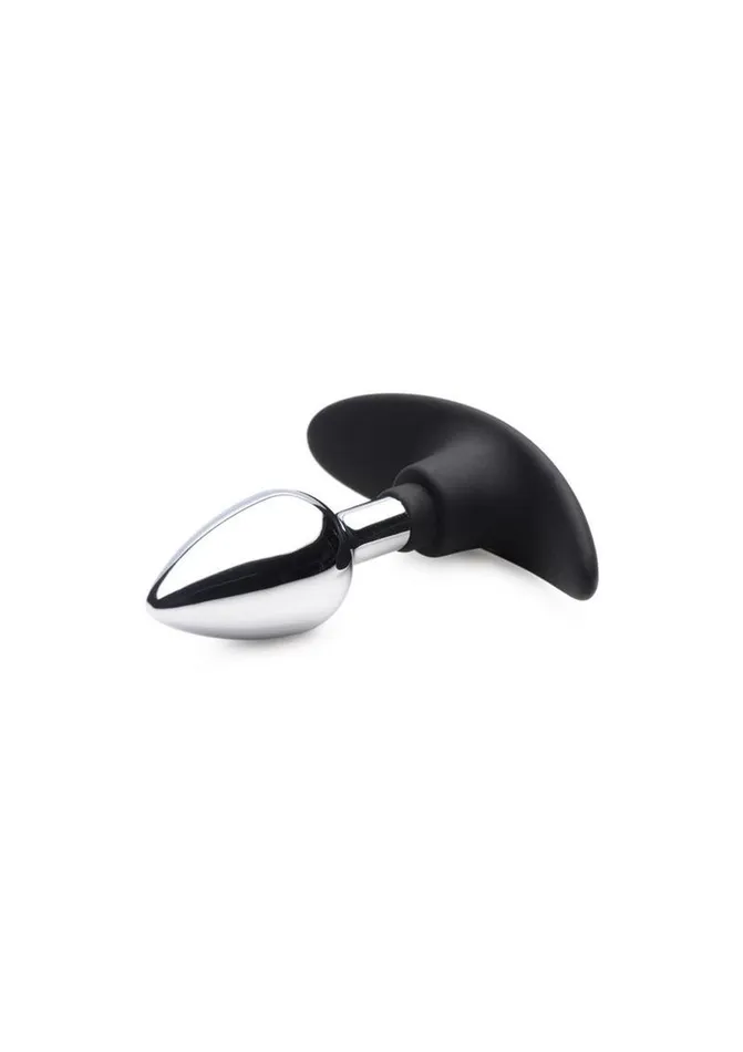 Male Sex Toys Master Series Master Series Dark Invader Metal and Silicone Anal Plug