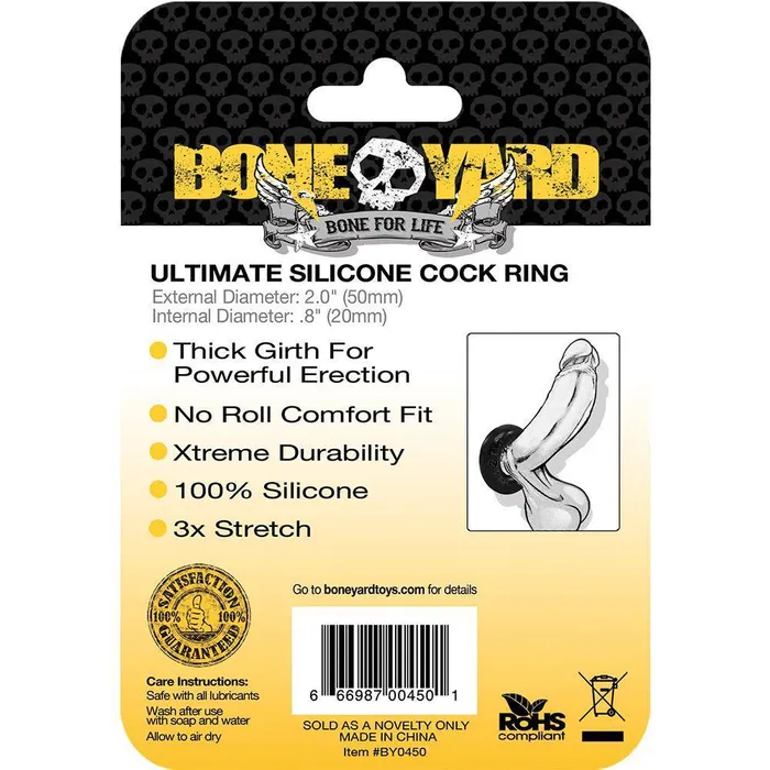 Male Sex Toys Teal Mnemosyne Ultimate Silicone Cock Ring Black