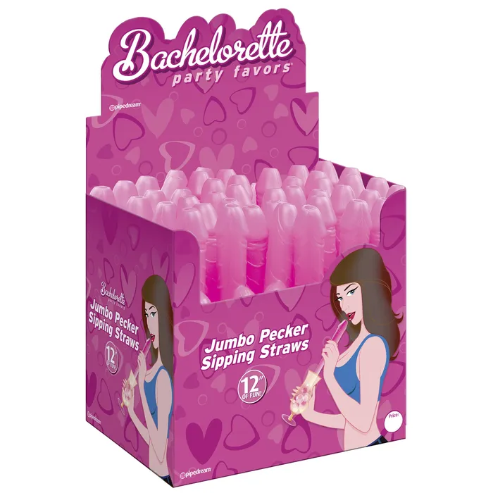 Pipe Dreams Vibrators Pipe Dreams Bachelorette Party Favors Jumbo Pecker Straws