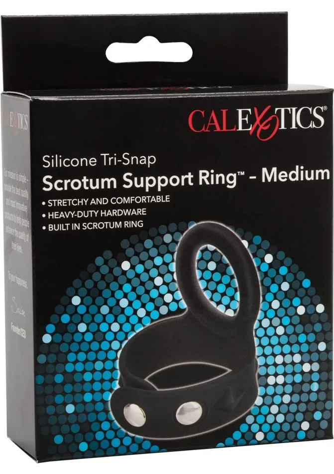Rings Male Sex Toys Silicone TriSnap Scrotum Support Cock Ring