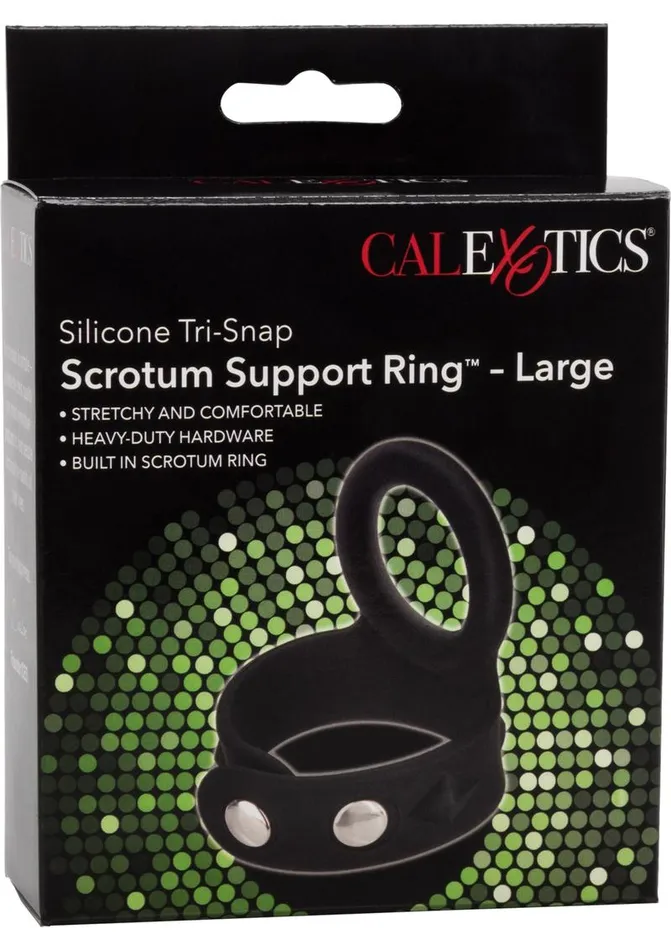 Rings Male Sex Toys Silicone TriSnap Scrotum Support Cock Ring