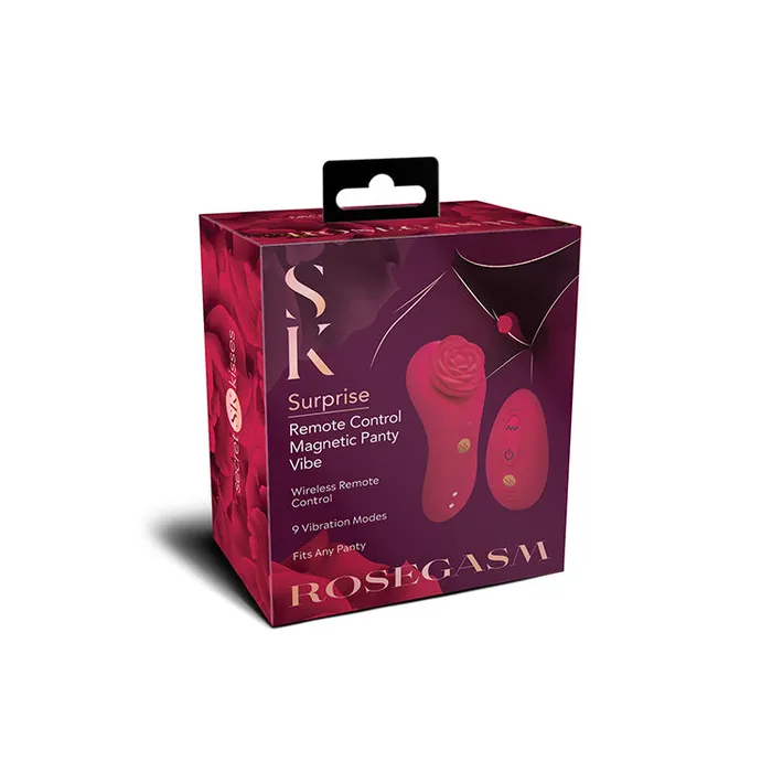 Rosegasm Surprise Remote Controlled Panty Vibe Secret Kisses Vibrators