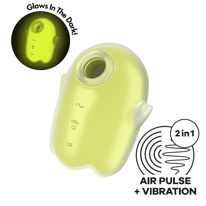 Satisfyer Glowing Ghost Glow in Dark Yellow Air Pulse Stimulator Satisfyer Vibrators Satisfyer Glowing Ghost Glow in Dark Yellow Air Pulse Stimulator Satisfyer Vibrators