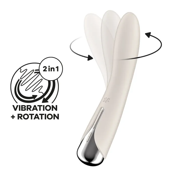 Satisfyer Spinning Vibe 1 Beige 178 cm Rechargeable Rotating Vibrator Satisfyer Vibrators Satisfyer Spinning Vibe 1 Beige 178 cm Rechargeable Rotating Vibrator Satisfyer Vibrators