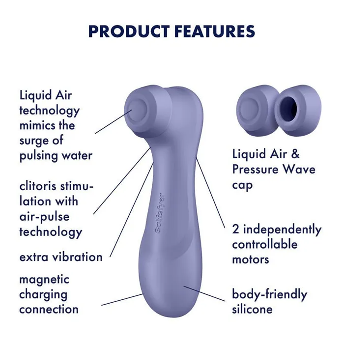 Satisfyer Vibrators Satisfyer Pro 2 Generation 3 Purple Satisfyer Vibrators Satisfyer Pro 2 Generation 3 Purple