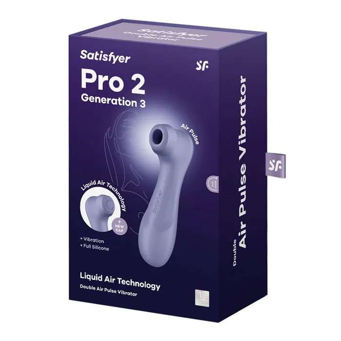 Satisfyer Vibrators Satisfyer Pro 2 Generation 3 Purple Satisfyer Vibrators Satisfyer Pro 2 Generation 3 Purple