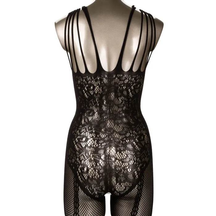 Scandal Strappy Lace Body Suit California Exotic Female Sex Toys