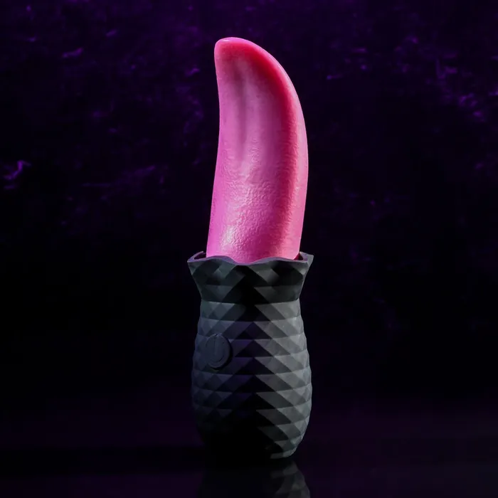 Selopa Vibrators Selopa TONGUE TEASER PinkBlack Rechargeable Vibrating Tongue Stimulator Selopa Vibrators Selopa TONGUE TEASER PinkBlack Rechargeable Vibrating Tongue Stimulator