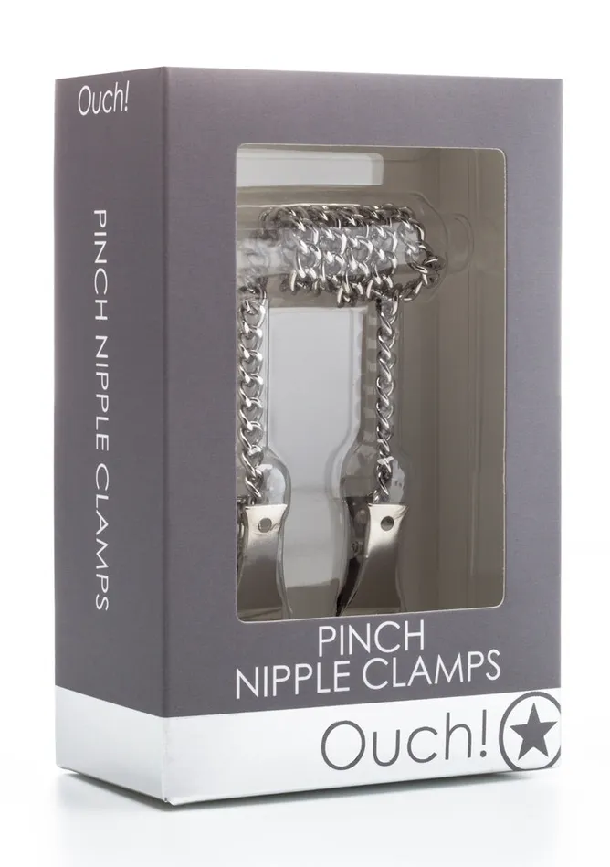 Shots Ouch Couples Pinch Nipple Clamps Metal
