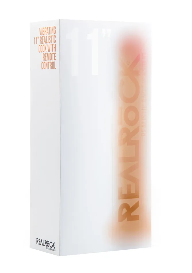 Shots RealRock Dildos Vibrating Realistic Cock 11 Skin