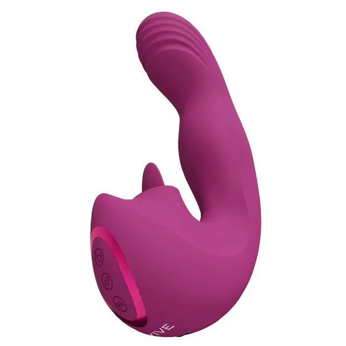 Shots Toys Vibrators VIVE Yumi Pink USB Rechargeable Triple Motor Vibrator Shots Toys Vibrators VIVE Yumi Pink USB Rechargeable Triple Motor Vibrator