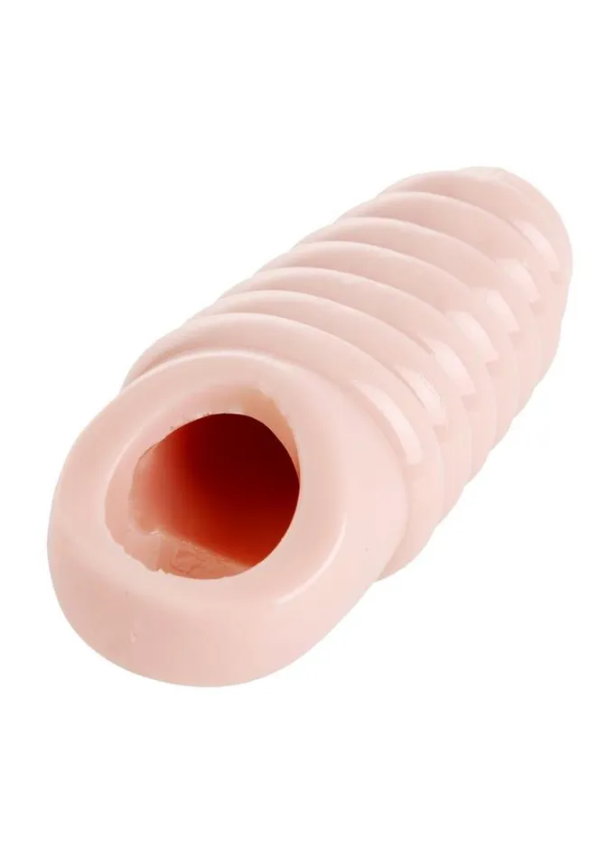 Size Matters Male Sex Toys Size Matters Really Ample Ribbed Penis Enhancer Sheath