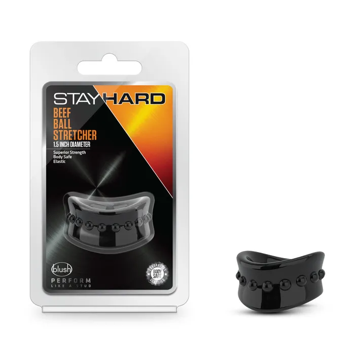Stay Hard Beef Ball Stretcher 15 Inch Diameter Black Blush Novelties Anal