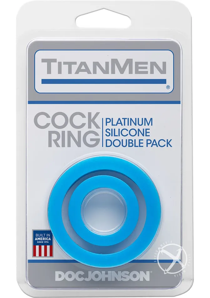 TitanMen Male Sex Toys Titanmen Platimum Silicone Cock Rings