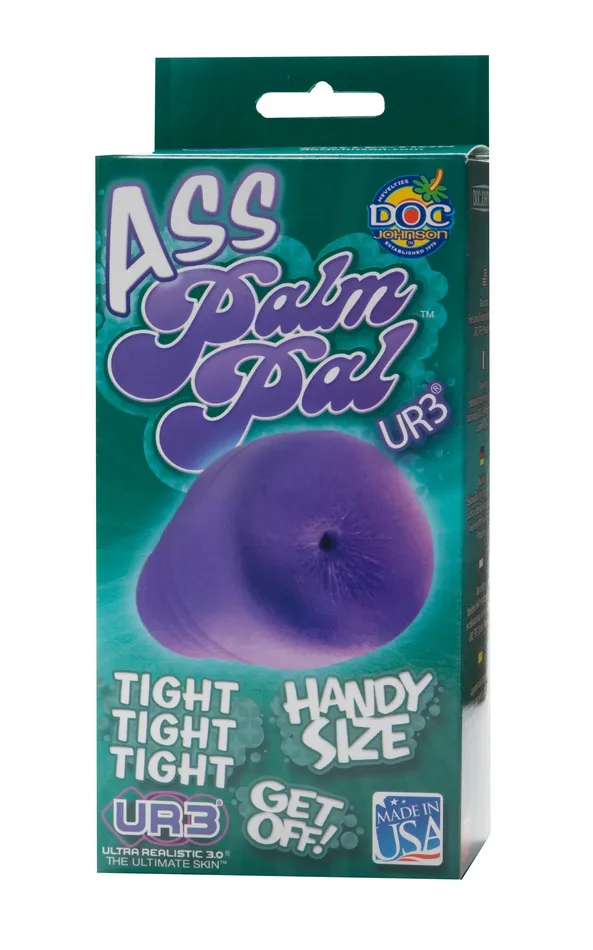Ultraskyn UR3 Ass Palm Pal Purple Doc Johnson Vibrators