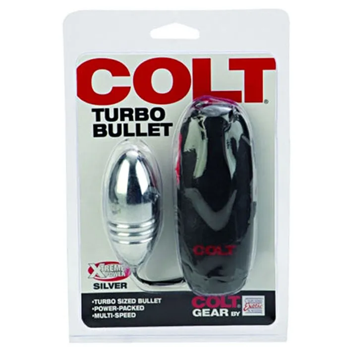 Vibrators California Exotic COLT Turbo Bullet Silver California Exotic