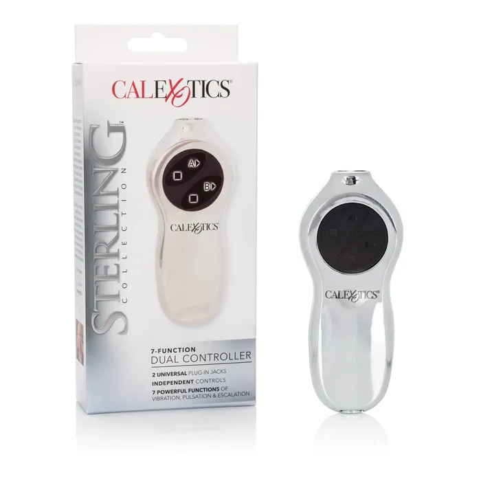 Vibrators California Exotic Sterling Collection 7Function Dual Controller