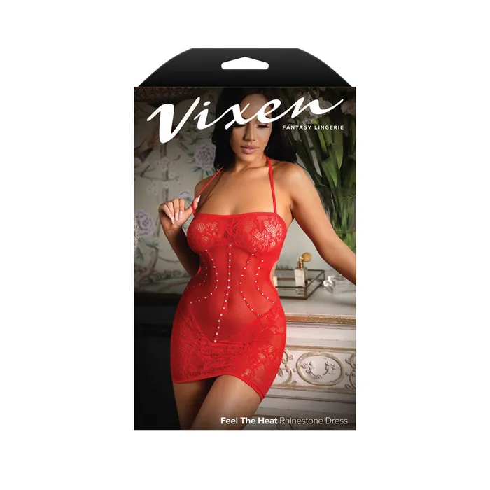 Vibrators Fantasy Lingerie VIXEN FEEL THE HEAT Red One Size Vibrators Fantasy Lingerie VIXEN FEEL THE HEAT Red One Size