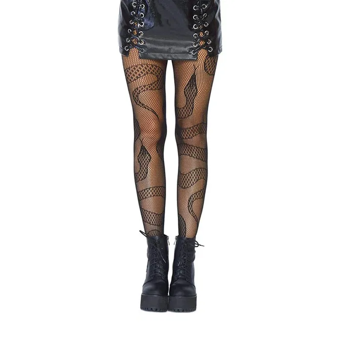 Vibrators Leg Avenue Snake Net Tights