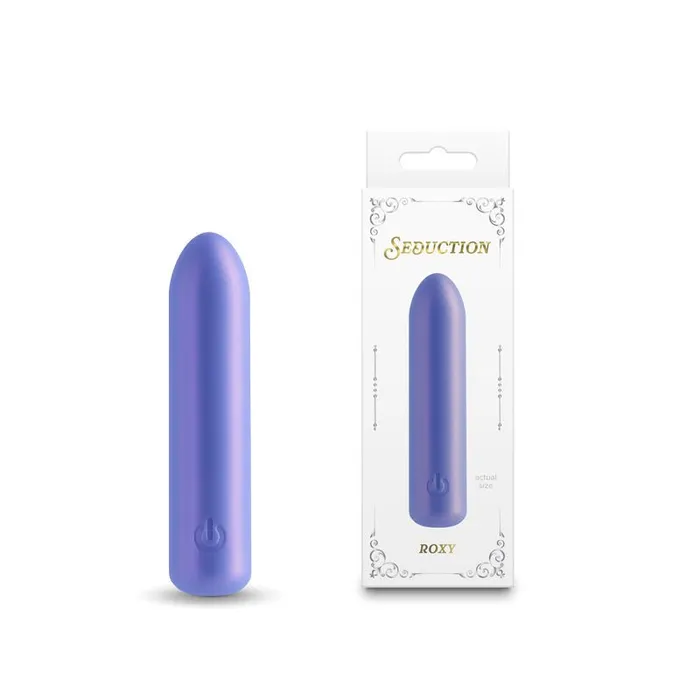 Vibrators NS Novelties Seduction Roxy Metallic Blue 9 cm USB Rechargeable Vibrating Bullet Vibrators NS Novelties Seduction Roxy Metallic Blue 9 cm USB Rechargeable Vibrating Bullet