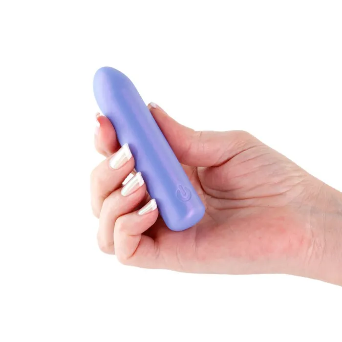 Vibrators NS Novelties Seduction Roxy Metallic Blue 9 cm USB Rechargeable Vibrating Bullet Vibrators NS Novelties Seduction Roxy Metallic Blue 9 cm USB Rechargeable Vibrating Bullet