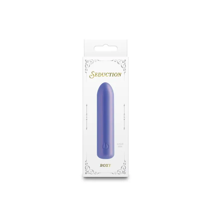 Vibrators NS Novelties Seduction Roxy Metallic Blue 9 cm USB Rechargeable Vibrating Bullet Vibrators NS Novelties Seduction Roxy Metallic Blue 9 cm USB Rechargeable Vibrating Bullet