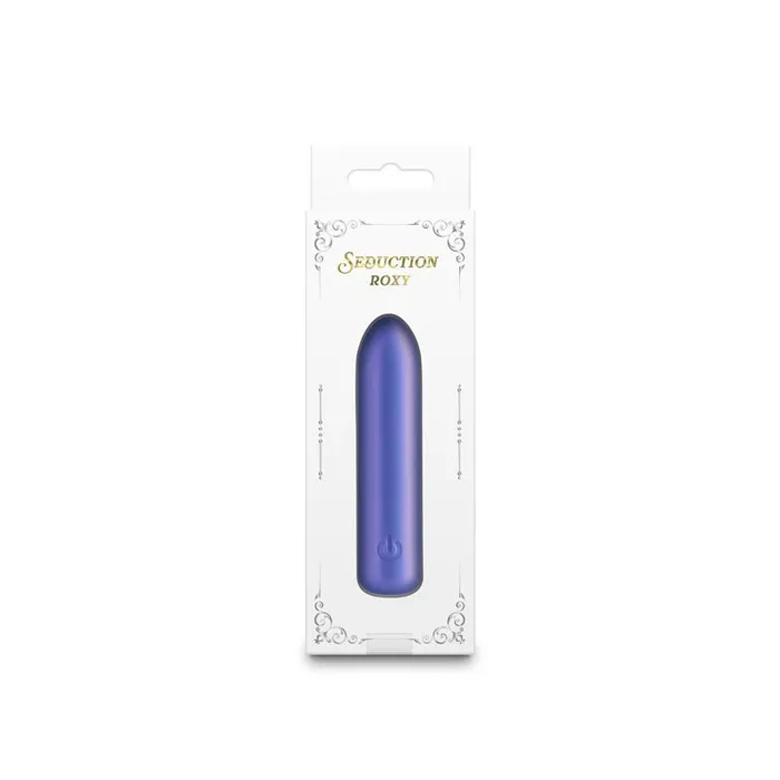 Vibrators NS Novelties Seduction Roxy Metallic Blue 9 cm USB Rechargeable Vibrating Bullet Vibrators NS Novelties Seduction Roxy Metallic Blue 9 cm USB Rechargeable Vibrating Bullet