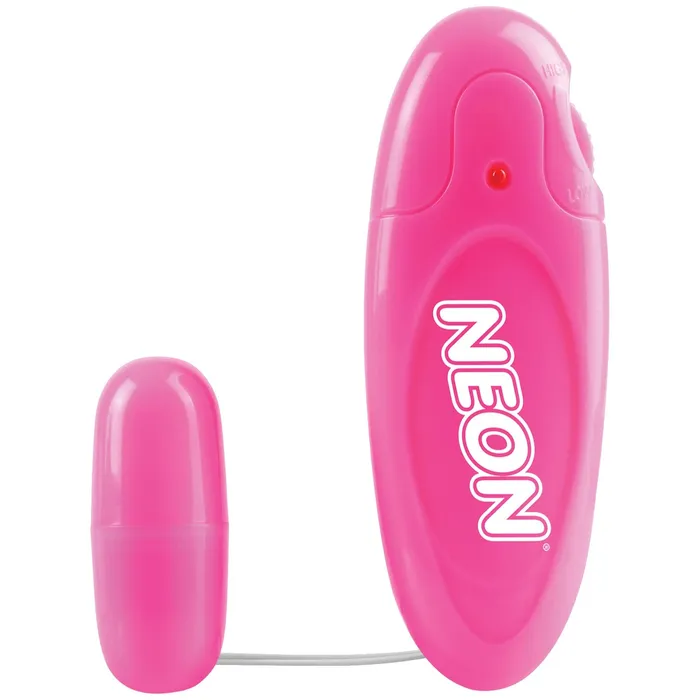 Vibrators Pipedream Neon Luv Touch Neon Mega Bullet Pink