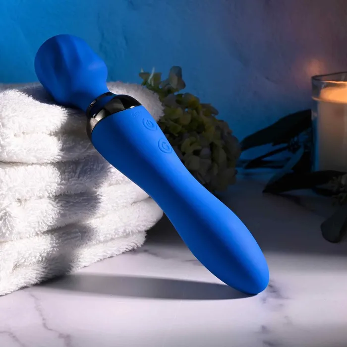 Vibrators Selopa Selopa BELLE Blue USB Rechargeable 20 cm Massage Wand Vibrators Selopa Selopa BELLE Blue USB Rechargeable 20 cm Massage Wand