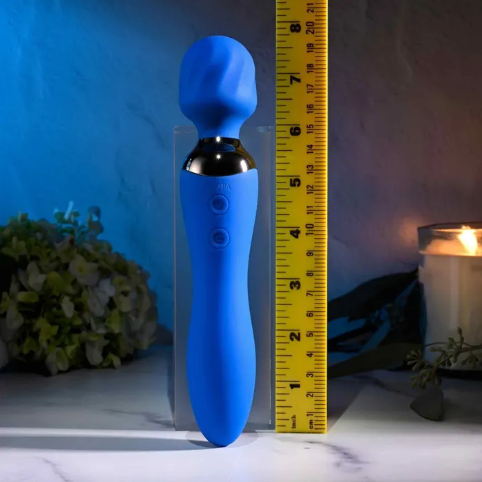 Vibrators Selopa Selopa BELLE Blue USB Rechargeable 20 cm Massage Wand Vibrators Selopa Selopa BELLE Blue USB Rechargeable 20 cm Massage Wand