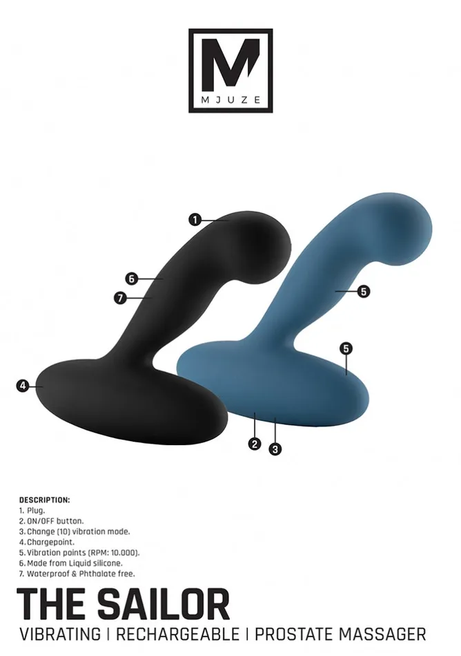 Vibrators Shots Mjuze The Sailor Blue