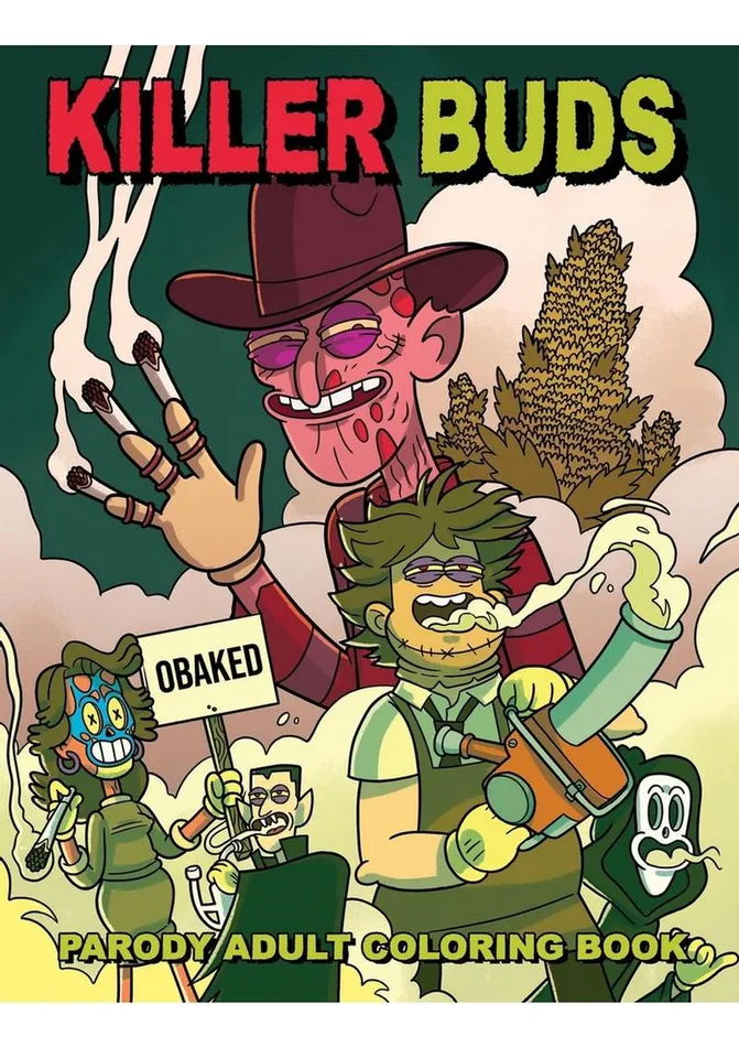 Vibrators WoodRocket Killer Buds Coloring Book