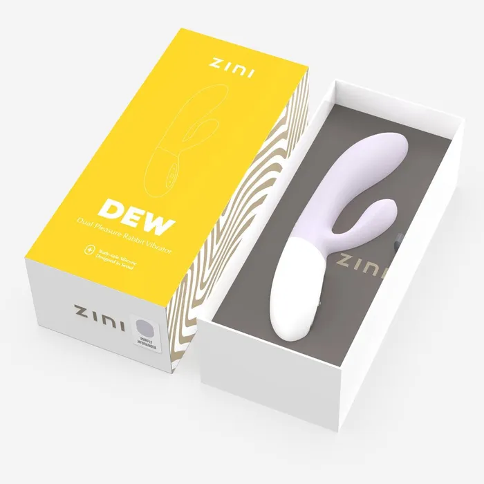 Vibrators Zini Dew Purple Hydrangea 20 cm USB Rechargeable Rabbit Vibrator Zini Vibrators Zini Dew Purple Hydrangea 20 cm USB Rechargeable Rabbit Vibrator Zini