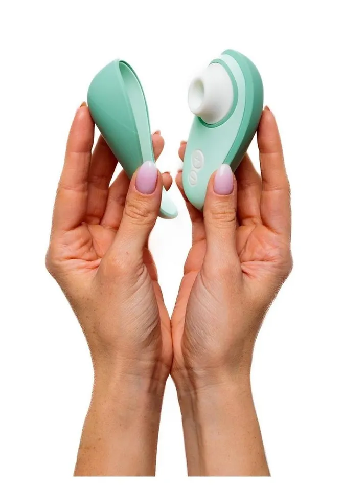 Womanizer Female Sex Toys Womanizer Liberty 2 Rechargeable Silicone Clitoral Stimulator Sage