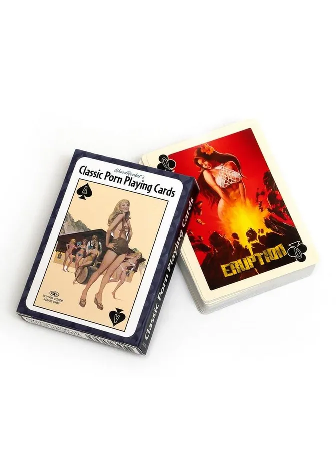WoodRocket Classic Porn Playing Cards Vibrators