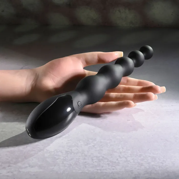 Zero Tolerance Anal Zero Tolerance BACKDOOR BATON Black 24 cm USB Rechargeable Vibrating Anal Beads Zero Tolerance Anal Zero Tolerance BACKDOOR BATON Black 24 cm USB Rechargeable Vibrating Anal Beads