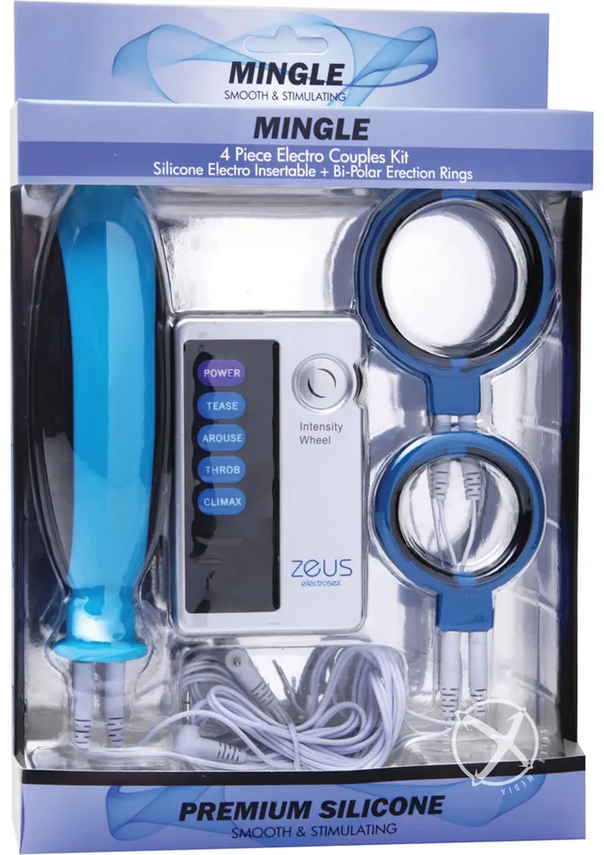 Zeus Electrosex Couples Zeus Electrosex Mingle 4 Piece Electro Couples Kit