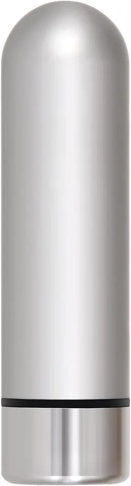 ADAM EVE Rechargeable Silver Metal Bullet Female Sex Toys