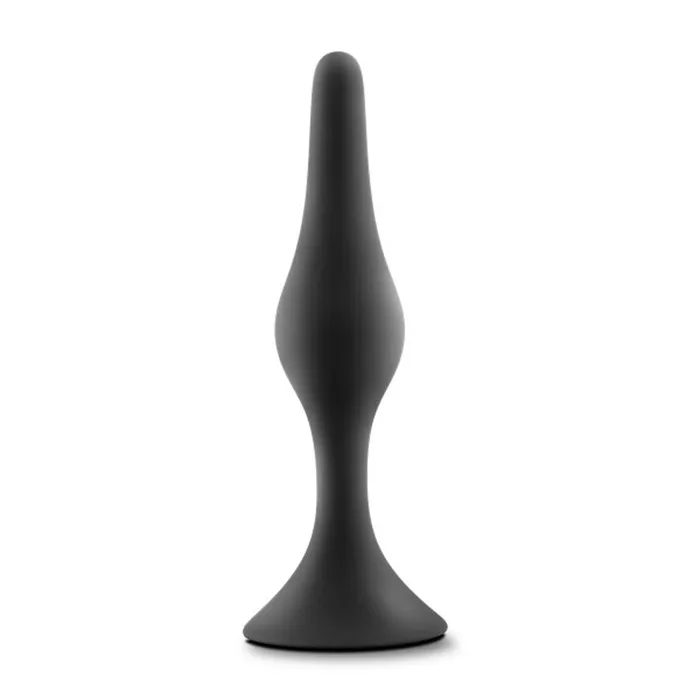 Anal Adventures Platinum Silicone Beginner Plug Large Black Blush Novelties Male Sex Toys Anal Adventures Platinum Silicone Beginner Plug Large Black Blush Novelties Male Sex Toys