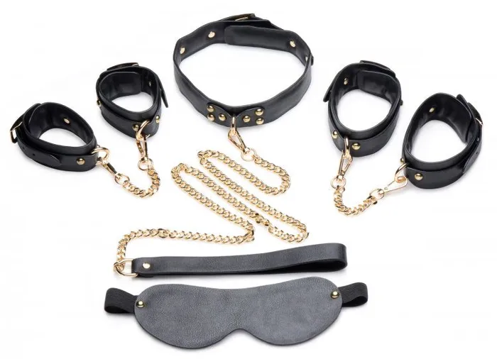 Anal XR Brands Master Series Black Gold Bondage Set